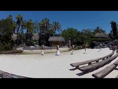 Полинезийское шоу в Порт Авентура 4. GoPro Hero 2 