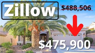 Zillow Discount Home For Sale Henderson 1590 Sqft, 3BD, 2BA, 2CR, Built 1999, Lot Size 9148