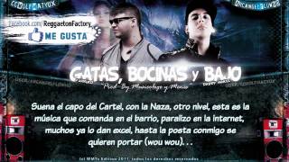 Farruko Ft Daddy Yankee - &quot;Gatas Bocinas y Bajo &quot; con Letra ★New Reggaeton 2011★