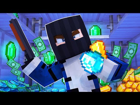 HO FATTO UNA RAPINA IN UNA CITTÀ DI MINECRAFT ITA!!