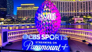 Super Bowl Construction at the Bellagio Fountains| February 7, 2024