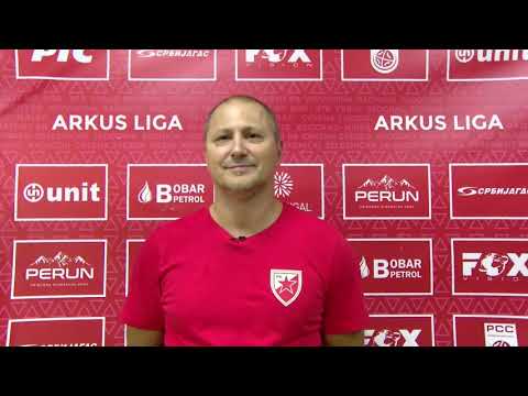 ARKUS liga (M) / Žikica Milosavljević - trener MRK Crvena Zvezda / Najava 1. kola ARKUS lige