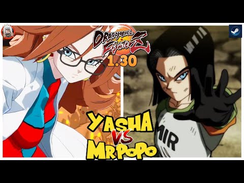 DBFZ Mr PoPo vs Yasha -  Amazing Fights! - Ver 1.30