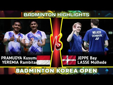 🔥Epic Rally !! PRAMUDYA / YEREMIA vs JEPPE / LASSE | Badminton Highlight