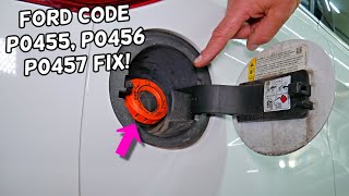 FORD CODE P0455 P0456 P0457 SYSTEM GROSS LEAK EVAPORATIVE EMISSION EVAP FORD FIESTA FOCUS FUSION