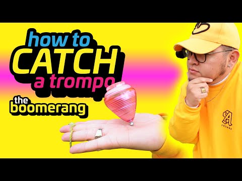 Wie man einen Trompo (Bumerang) fängt