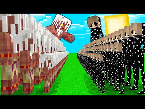 HÜSAMETTİN ORDUSU VS KÖTÜ ELİF ORDUSU! 😱 - Minecraft