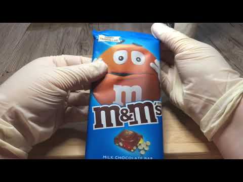 [ASMR] M&M’s Milk Chocolate Bar & Crisp Rice
