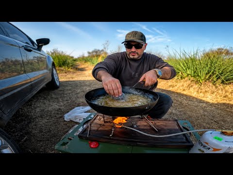 PESCA Y COCINA, 2 Días recorriendo ríos, PESCADO FRITO, pesca urbana