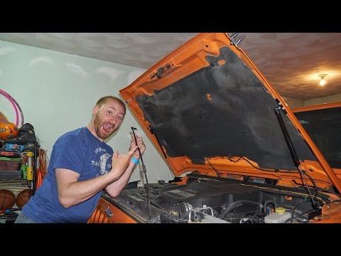 Rugged Ridge Hood Lift Kit for JK Wrangler Install