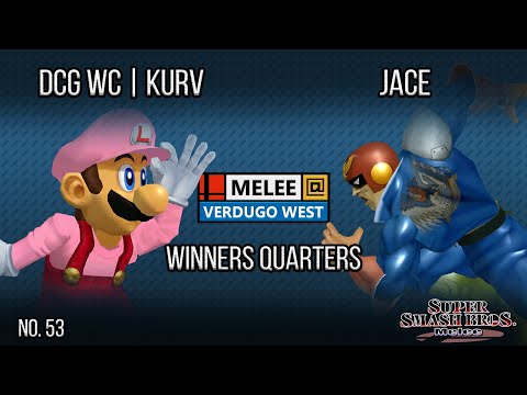 Melee @ Verdugo #53 - DCG WC | Kurv (Luigi) VS Jace (Captain Falcon) - SSBM - Winners Quarters