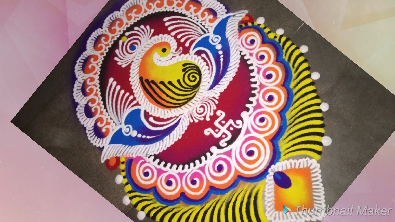 Simple and beautiful sanskar bharti rangoli by jyoti