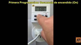 TIMER DIGITAL PROGRAMABLE ENCHUFABLE - Vista 3