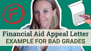 Financial Aid Appeal Letter Example for Bad Grades