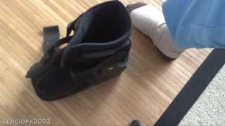 Revisión y comentarios de la bota Equalizer para fractura de huesos en el pie y tobillo.