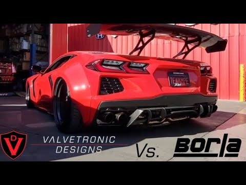 C8 Corvette Exhaust Battle: Borla vs Valvetronic Designs