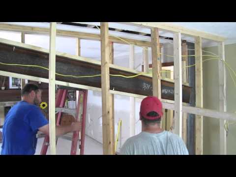 Installing Load Bearing Steel Beam