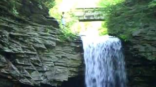 preview picture of video 'waterfall jump, the Falls of little stoney'