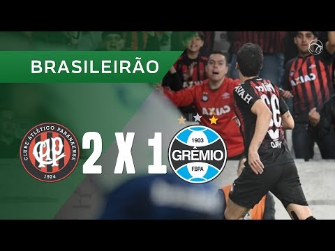 ATLÉTICO-PR 2 X 1 GRÊMIO - GOLS - 25/08 - BRASILEIRÃO 2018