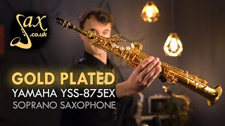 Video thumbnail for Gold Plated Yamaha YSS-875EX Soprano Saxophone by SAX