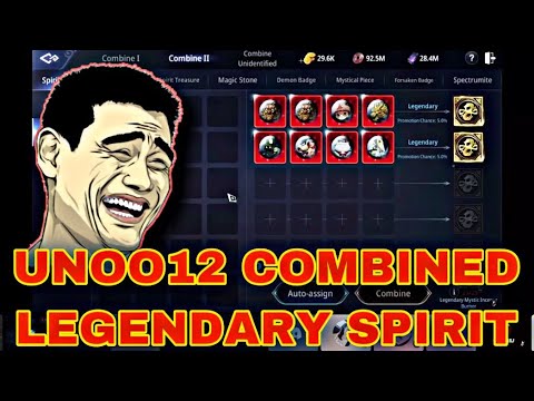 MIR4-BOSS UNOO12 COMBINED LEGENDARY SPIRIT | LUCKY LUCKY LUCKY?