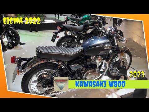 2023 Kawasaki W800 Walkaround EICMA 2022 Fiera Milano Rho