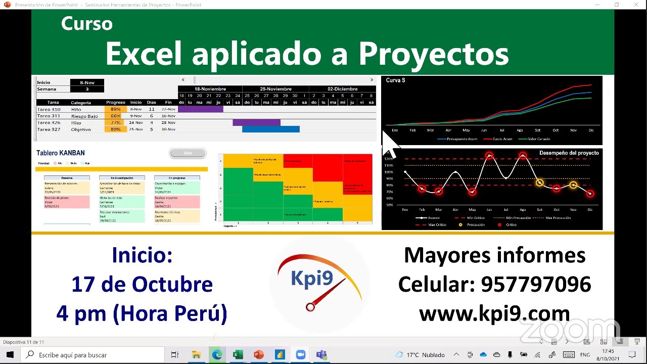 Seminario: Herramientas para la Gestión de Proyectos en Excel y Power BI