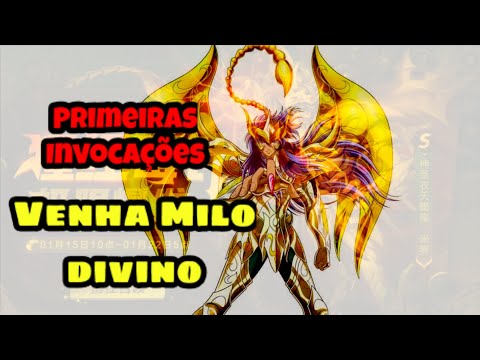 Invocando no Milo Divino! Saint Seiya Awakening! Quantas gemas por dia?
