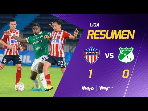 Junior vs Cali (Resumen y goles) Liga BetPlay Dimayor 2022-II | Fecha 15