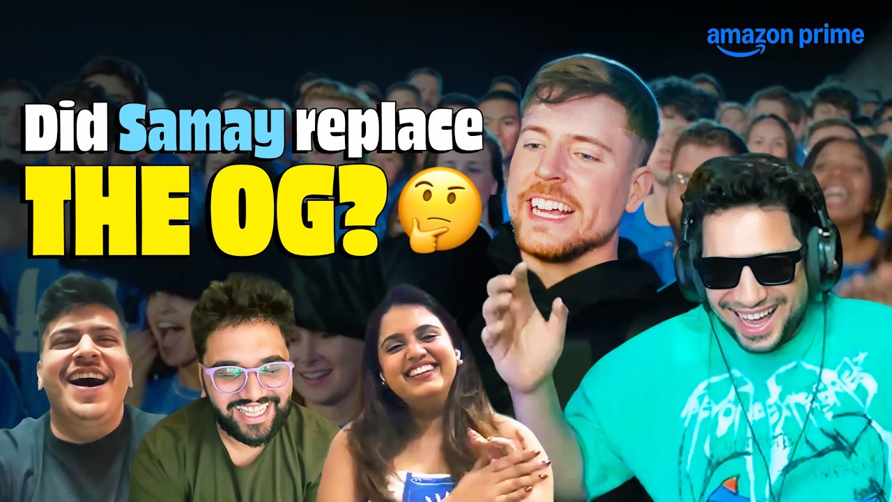 Beast Reaction For Mr. Beast ft. Samay Raina, Vishal Dayama, Aishwarya Mohanraj & Kaustubh Agarwal