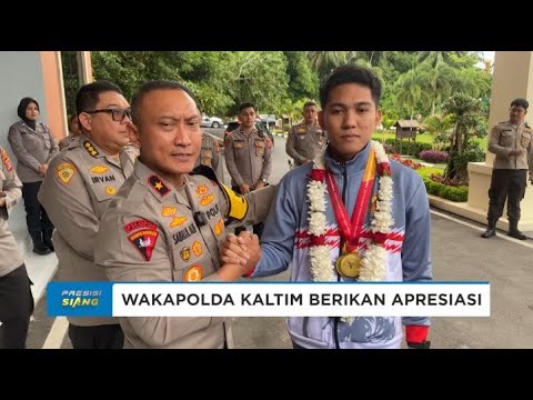 WAKAPOLDA KALTIM SAMBUT PERSONEL PERAIH MEDALI EMAS TAEKWONDO