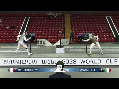 Tbilisi World Cup 2023 SWF - L4 - Ysaora Thibus FRA v Martina Favaretto ITA