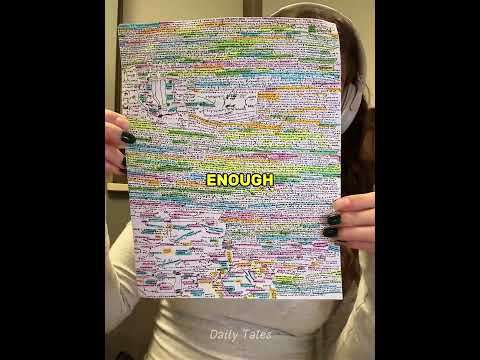She Created A Cheat Sheet Masterpiece ❤️