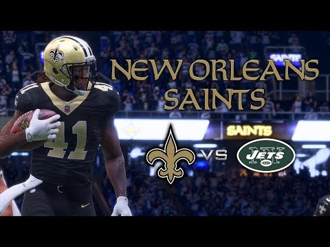 New Orleans Saints Franchise vs. Jets [W15, S1] (Madden 18 Gameplay)