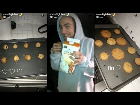 ARIANA GRANDE AND MAC MILLER BAKING COOKIES
