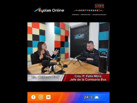 Entrevista con el Comisario Félix Mora de la Comisaría 8va de Ayolas Misiones.