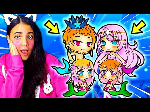 🧜&zwj;♀️ OUR LITTLE MERMAIDS 3 🧜&zwj;♂️ Gacha Life Mini Movie Love Story Reaction