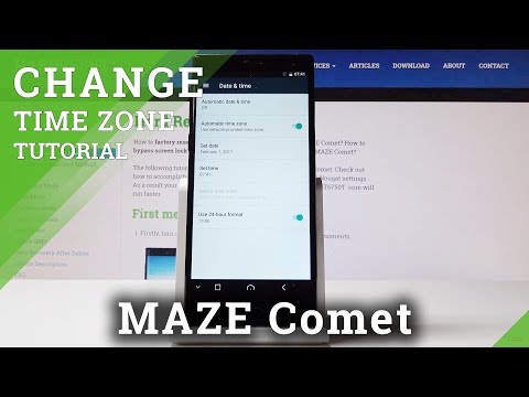 How to Change Date & Time in Maze Comet - Update Time Settings