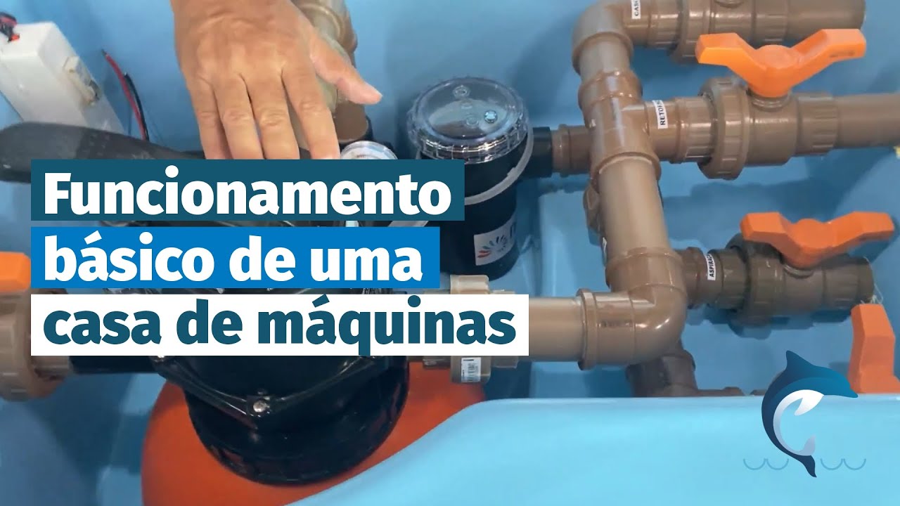 Como funciona uma casa de máquinas de piscina?