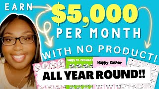 Make 5,000 A Month Or More In Passive Income Selling Digital Printables In 2023!