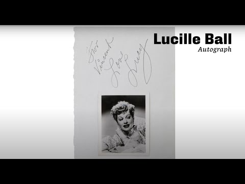 Lucille Ball Autograph
