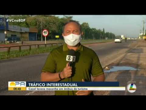 Casal é preso por transportar 38 tabletes de maconha em Santa Izabel, no Pará