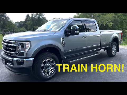 2022 f350 train horn setup - Shocker XL
