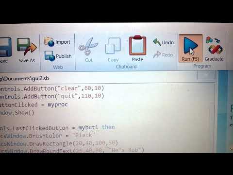 MS Small Basic - Simple GUI