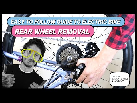 Easy to follow guide to electric bike rear wheel removal for beginners