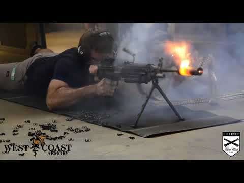 Suppressor Melts on 700 round burst through an M249 Gun.!!!