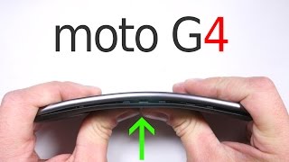 Motorola Moto G4 Durability Test - BEND TEST - Scratch test BURN TEST