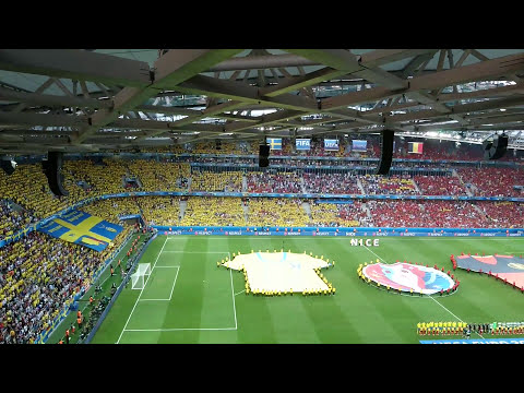 Euro 2016 - Sweden vs Belgium (National anthems)