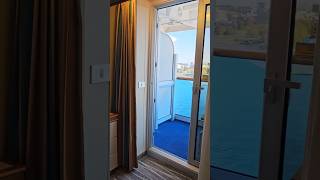 Caribbean Princess Balcony Stateroom — Simple Pan View