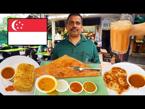 Legendary Indian Street Food in Singapore! Mutton Biryani, Masala Dosa, Prata! Singapore Hawker Food